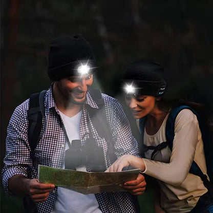 GORRO REPRODUCTO DE MÚSICA CON LINTERNA